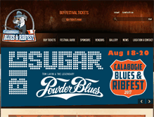 Tablet Screenshot of calabogieblues.com
